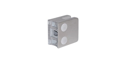 Modell 270 - V2A Edelstahl Glasklemme / Glashalter 45 x 45 x 26 mm mit AbP