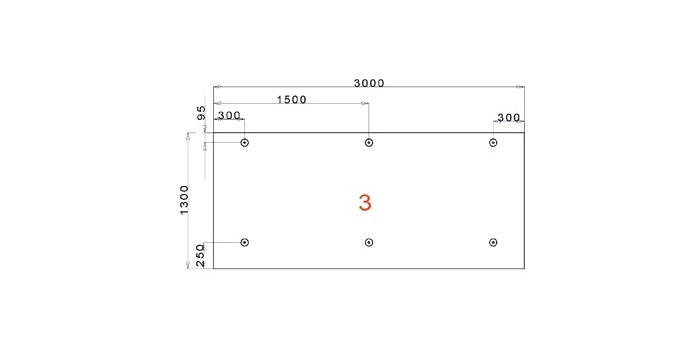 Vordachsystem - V4A Edelstahl Zugstange für die Befestigung an Wandkonsole und Glaspunkthalter