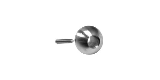 Stahlkugel mit Durchgangsbohrung & Stift Ø4 mm