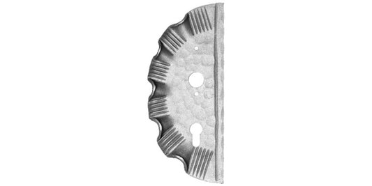 Stahl Schlossplatte - geschmiedet