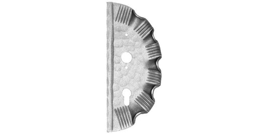 Stahl Schlossplatte - geschmiedet