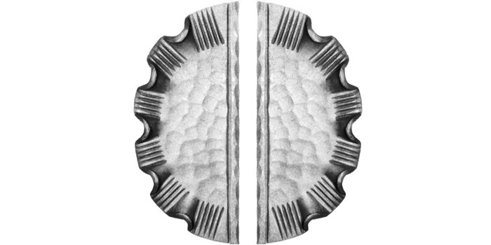 Stahl Schlossplatte - geschmiedet