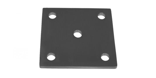 Stahl Ankerplatte quadratisch mit Bohrung