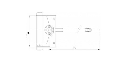 Stahl Federkraftschließer