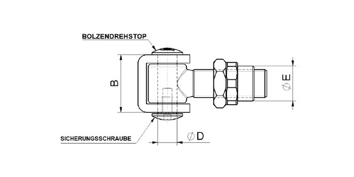 Stahl Torband verstellbar