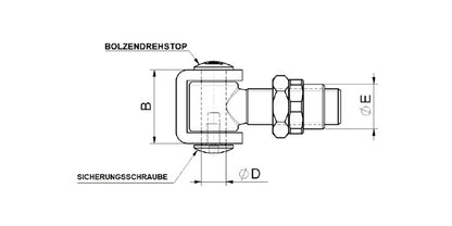 Stahl Torband verstellbar