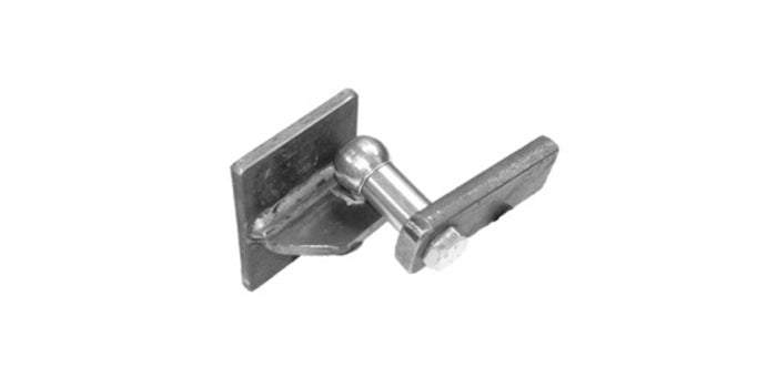 Stahl Hebetorbeschlag für Metallpfosten & Betonpfosten