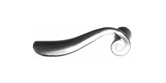 Stahl verzinkt Türdrücker - glatt