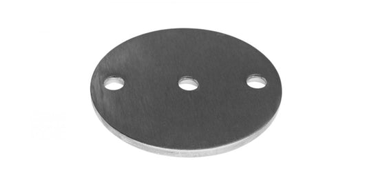 Stahl Ronde mit 3 Bohrungen