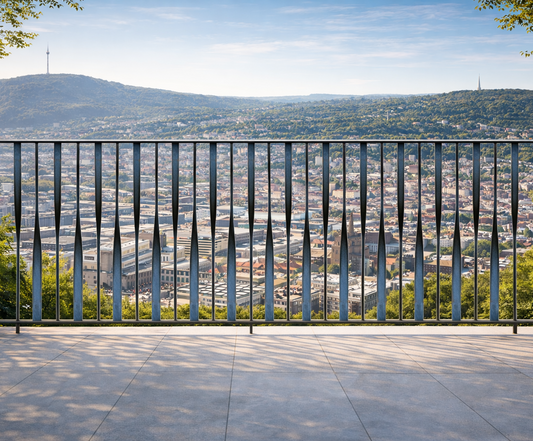 Flachstahl Zierstab 90° - glatt