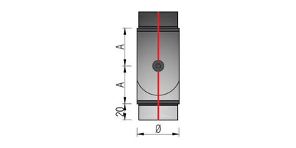 V2A Edelstahl Fitting mit Gelenk - für LED-Handlauf
