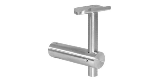V2A Edelstahl Handlaufträger höhenverstellbar