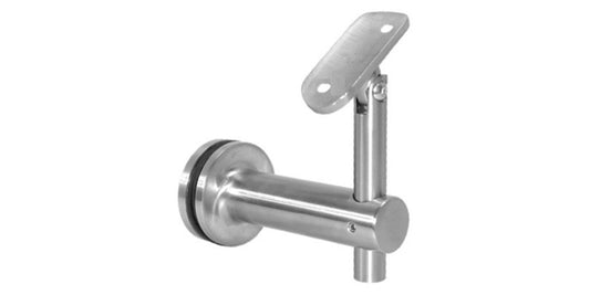 V2A Edelstahl Handlaufträger mit Gelenk höhenverstellbar