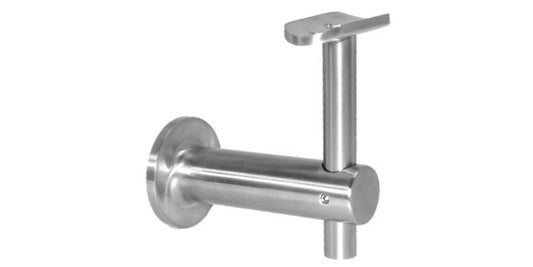 V2A Edelstahl Handlaufträger höhenverstellbar - inkl. Stockschraube M8