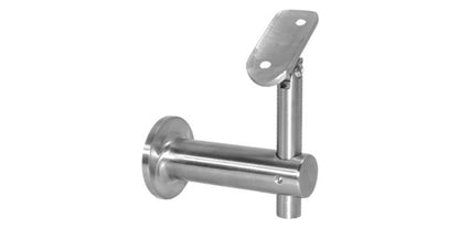 V2A Edelstahl Handlaufträger mit Gelenk höhenverstellbar