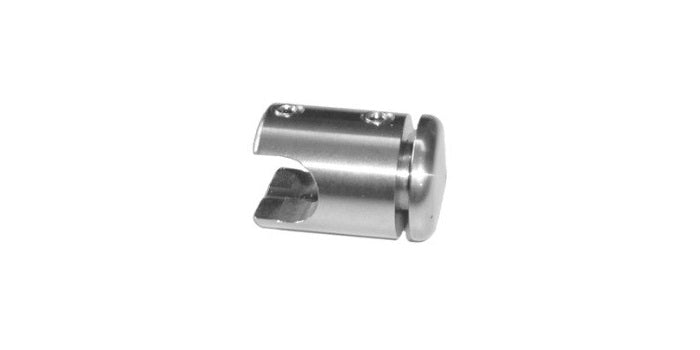 V2A Edelstahl Blechhalter Ø22 für Stab Ø12