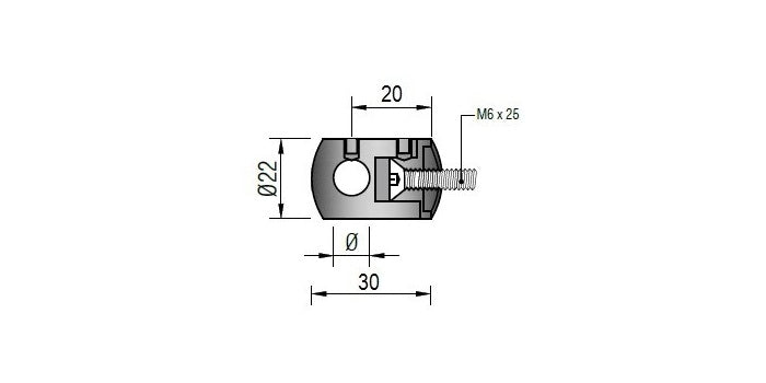 V2A Edelstahl Seilhalter