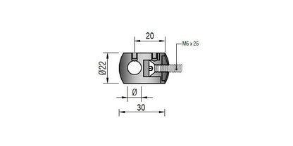 V2A Edelstahl Seilhalter