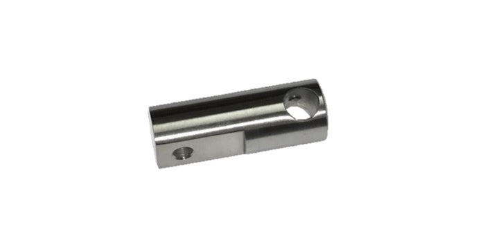 V2A Edelstahl Querstabhalter für Schwertpfosten