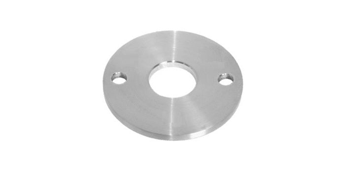 V2A Edelstahl Ronde mit 3x Bohrung - Rundschliff