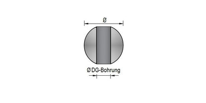 V2A Edelstahl Kugel Vollmaterial mit Durchgangsloch