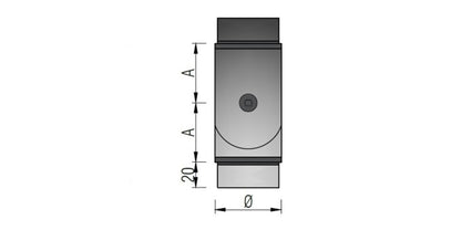 V2A Edelstahl Steckfitting mit Gelenk