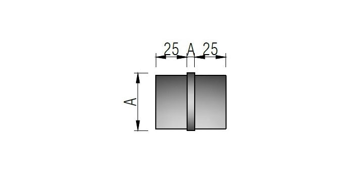 V2A Edelstahl Steckfitting Verbindungsstück