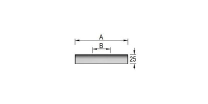 V2A Edelstahl Abdeckrosette für Vierkantrohr