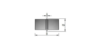 V2A Edelstahl Verbinder für Nutrohr