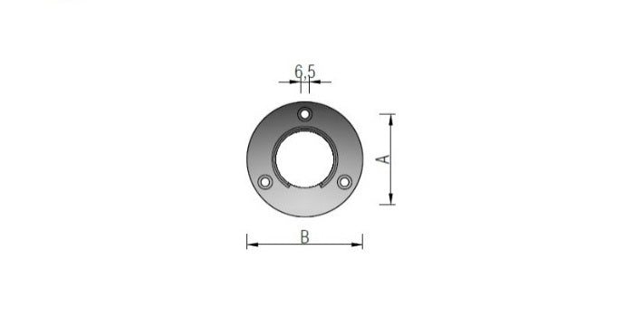 V2A Edelstahl Flansch für Nutrohr
