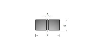 V2A Edelstahl Rechteck-Verbinder für Nutrohr