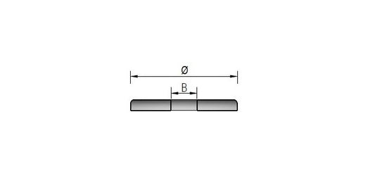 V2A Edelstahl Unterlegscheibe - Kante 45° Fase