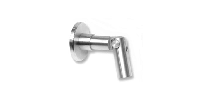 Vordachsystem - V2A Edelstahl Konsole Ø70 x 10 mm für die Befestigung an Wand und Zugstange