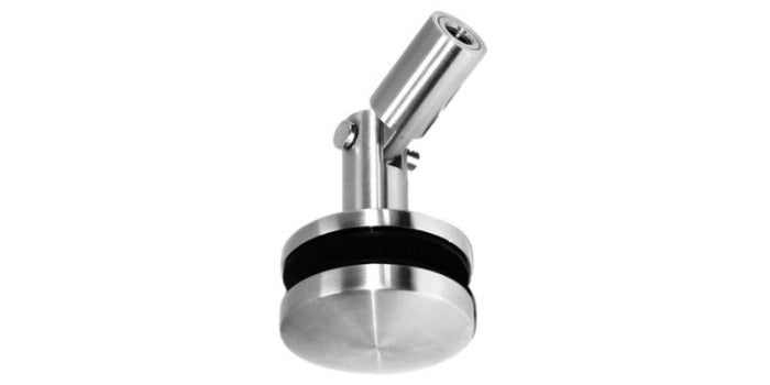 Vordachsystem - V4A Edelstahl Glaspunkthalter 70mm für die Befestigung an Glas und Zugstange