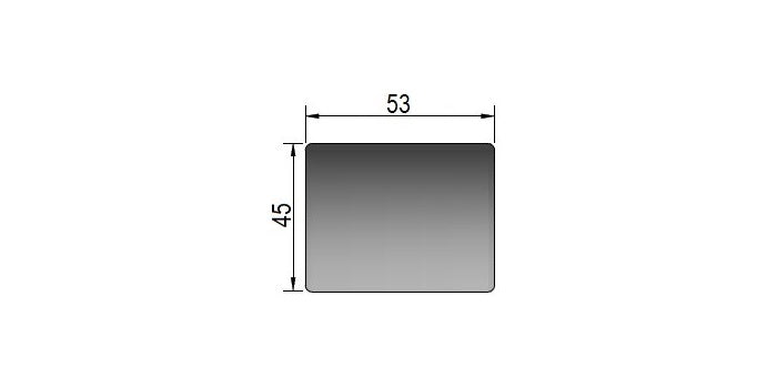 Modell 511 - V2A Edelstahl Glasklemme 53 x 45 x 25 mm - 90°